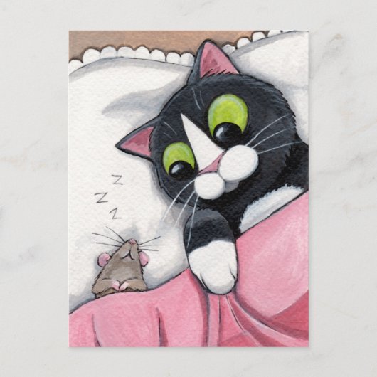 眠い仲間 ポストカード (正面)