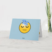 眠い声喩のzzZZくつろぎの考えること カード (裏面)