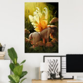 眠い妖精の国by J. Matthew Root ポスター (ホームオフィス)