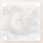 眠い子ネコ ガラスコースター (裏面)