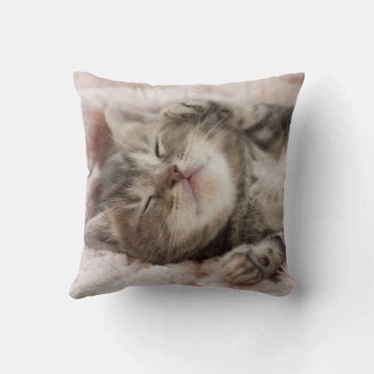 眠い子ネコ クッション (裏面)