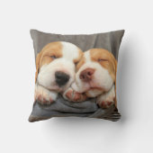 眠い子犬 クッション (裏面)