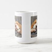 眠い子犬 コーヒーマグカップ (中央)