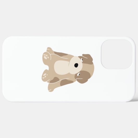 眠い子犬 Case-Mate iPhoneケース (裏面 (横))