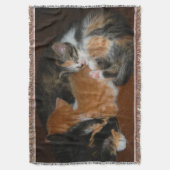 眠い子猫 スローブランケット (正面縦)