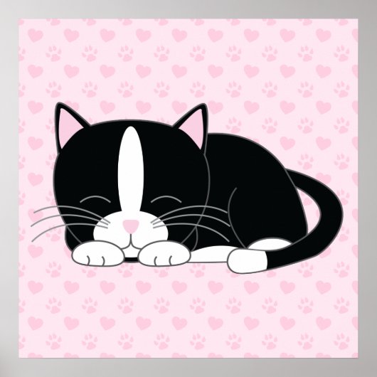 眠い子猫|タキシード ポスター (正面)