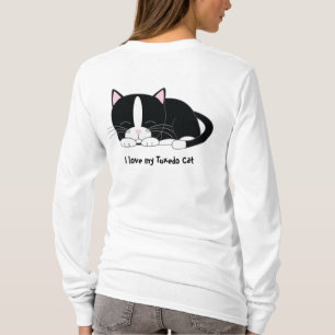 眠い子猫{タキシード} Tシャツ