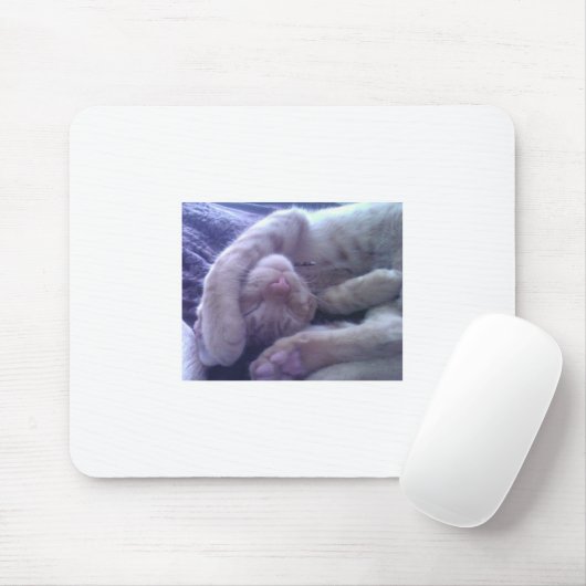 眠い子猫 マウスパッド (マウス)