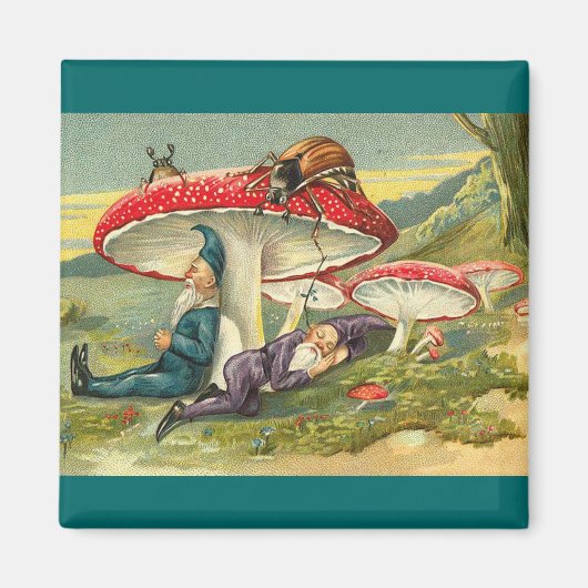 眠い小人 マグネット (正面)