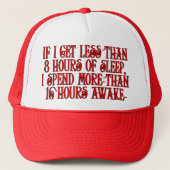 眠い帽子 キャップ (正面)