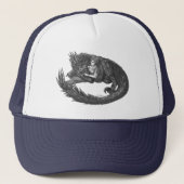 眠い恐竜 キャップ (正面)