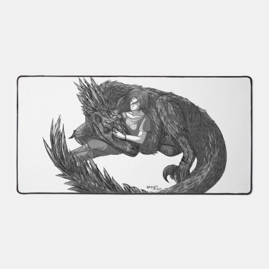 眠い恐竜 デスクマット (正面)