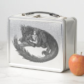 眠い恐竜 メタルランチボックス (インサイチュ)