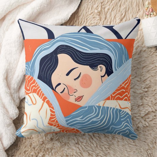 眠い日 クッション (ブランケット)