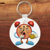 眠い時計 キーホルダー (正面)