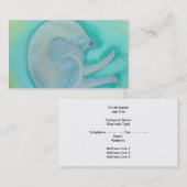 眠い灰色猫 名刺 (正面/裏面)