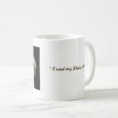 眠い点のコーヒー・マグ コーヒーマグカップ (正面右)