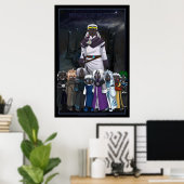 眠い物語:月なし年齢:第2章カバー ポスター (ホームオフィス)