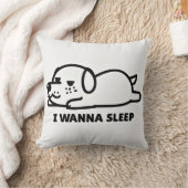 眠い犬のクッション クッション (ブランケット)