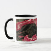 眠い犬のマグ マグカップ (左)