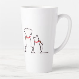 眠い猫はコーヒーを必要とする面白画像 カフェラテマグ