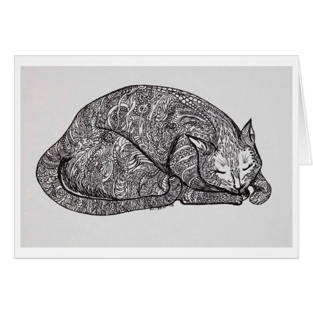 眠い猫 (正面横)