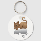 眠い猫 キーホルダー (正面)