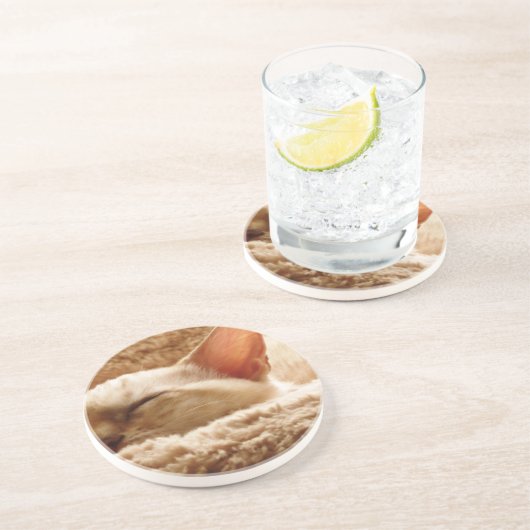 眠い猫 コースター (側面)