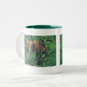 眠い猫 ツートーンマグカップ (正面左)