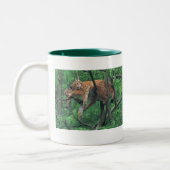 眠い猫 ツートーンマグカップ (左)