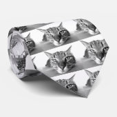 眠い猫 ネクタイ (ロール)