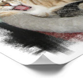 眠い猫 ポスター (角)