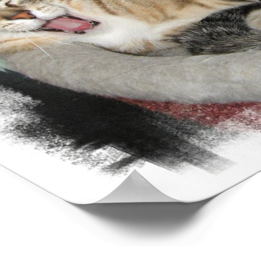 眠い猫 ポスター (角)