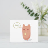 眠い猫 ポストカード (スタンド正面)