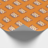 眠い猫 ラッピングペーパー (角)