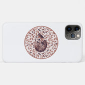 眠い猫。水彩画 Case-Mate iPhoneケース (裏面(横))