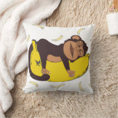 眠い猿 クッション (ブランケット)