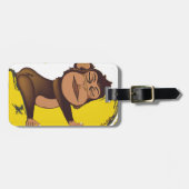 眠い猿 ラゲッジタグ (正面横)