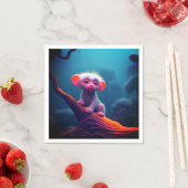 眠い生き物 スタンダードカクテルナプキン (インサイチュ)