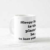 眠い空のあなたの頭部を失って下さい コーヒーマグカップ (正面左)