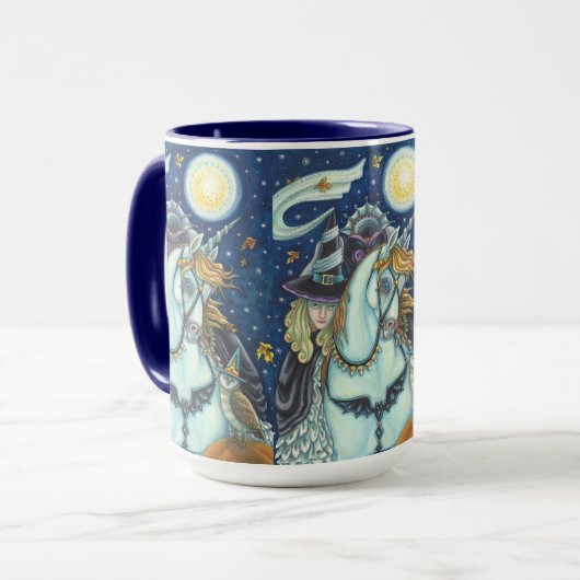 眠い空の信号器のマグの魔法使い マグカップ (正面左)
