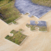 眠い空の古いオランダ教会 ジグソーパズル (側面)