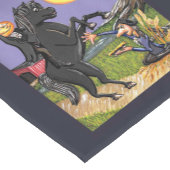 眠い空交換カボチャキャリッジテーブル ショートテーブルランナー (コーナー)