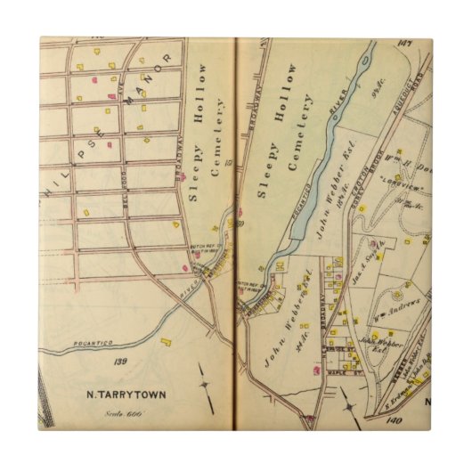 眠い空、ニューヨーク タイル (正面)