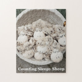 眠い羊を数えるパズル、11" x 14"、252ピース ジグソーパズル