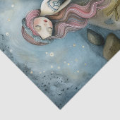 眠い若い人魚ガールデコペティッシュペーパー 薄葉紙 (詳細)