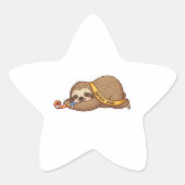 眠い誕生日スクワッドスパッドスロスウィズパーティーホーン 星シール (正面)