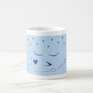 眠い顔のマグ コーヒーマグカップ
