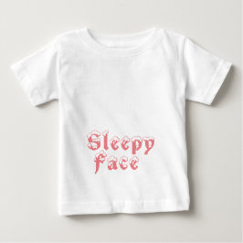 眠い顔: ベビーTシャツ
