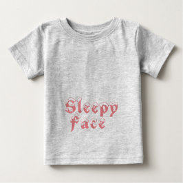 眠い顔: ベビーTシャツ